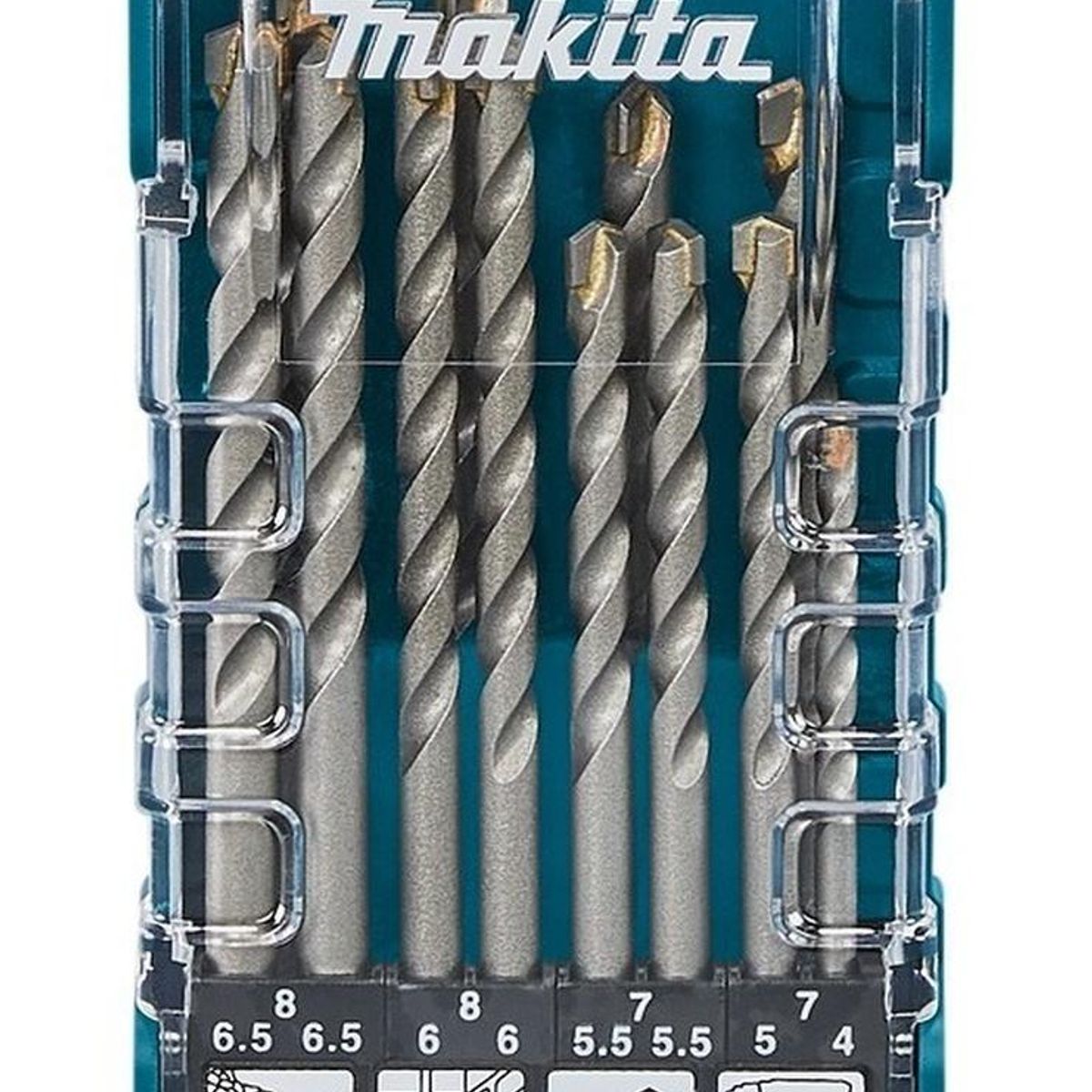 MAKITA - Set Brocas Concreto TCT (4-8mm) 12 Pzas - Makita