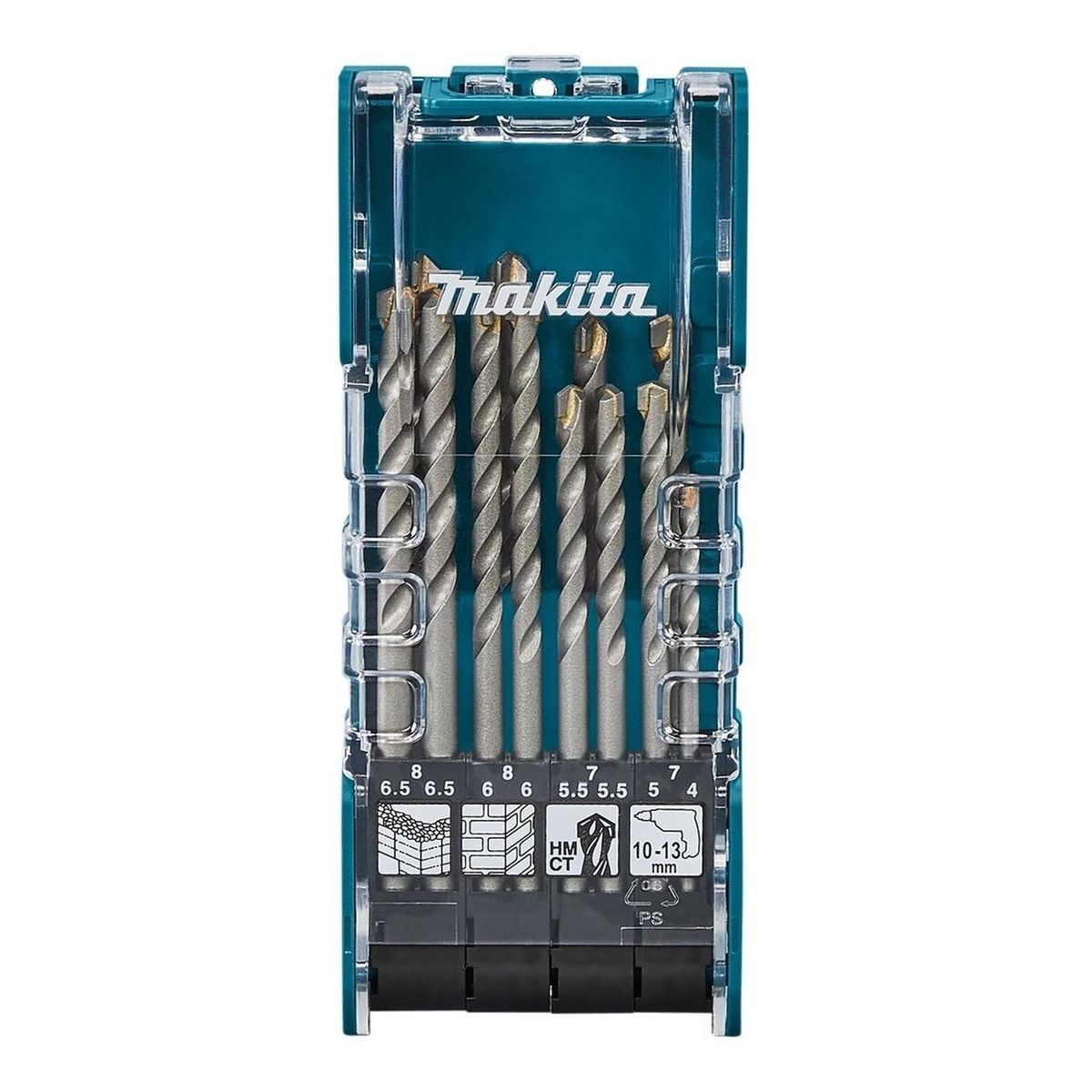 MAKITA - Set Brocas Concreto TCT (4-8mm) 12 Pzas - Makita