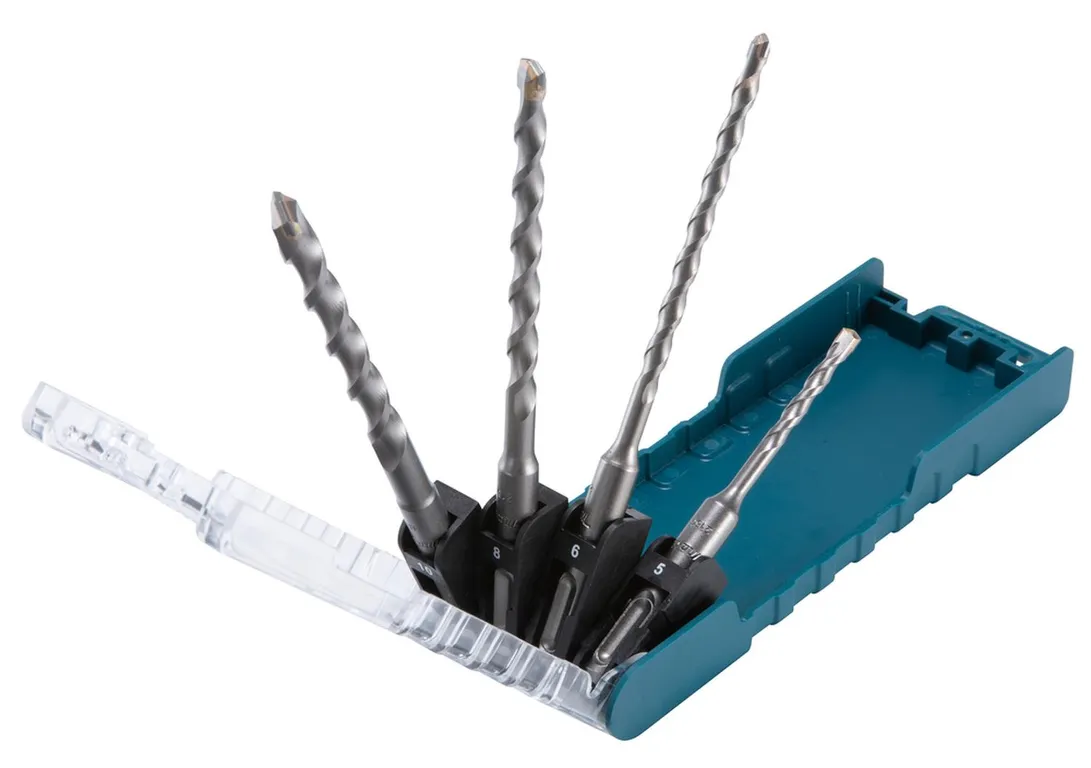 Set Brocas SDS-Plus 5, 6, 8, 10mm 4 Pzas -