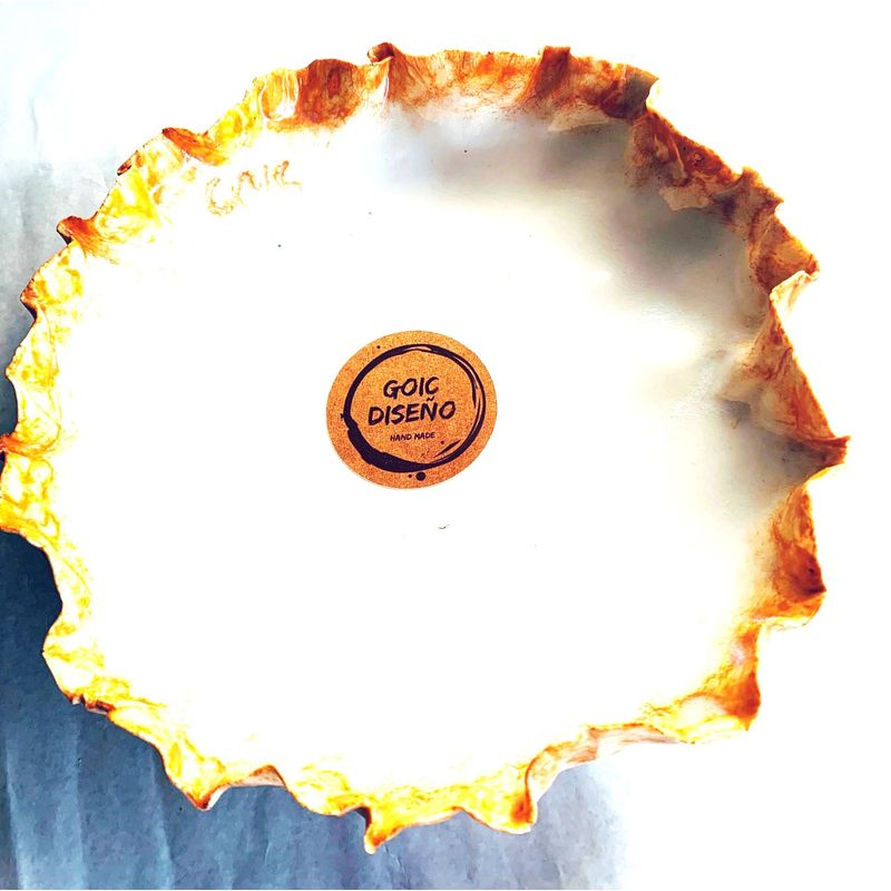 GOIC DISEÑOS - plato de porcelana hecho a mano diseño exclusivo