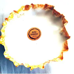 GOIC DISEÑOS - Plato de porcelana hecho a mano diseño exclusivo