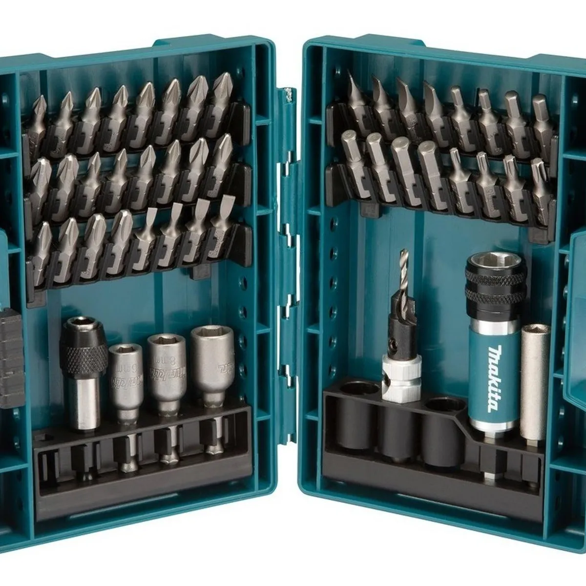 MAKITA - Juego De Puntas, Vasos Y Mandril Guia 47 Pzs. Makita D-73461
