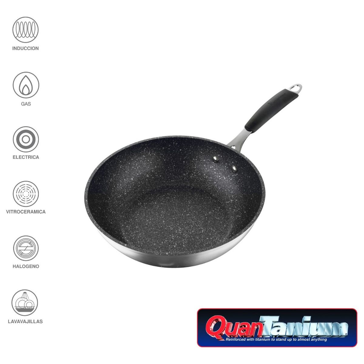 BERGNER - WOK 28X8.0CM AL FORJ IND GRAVITY+