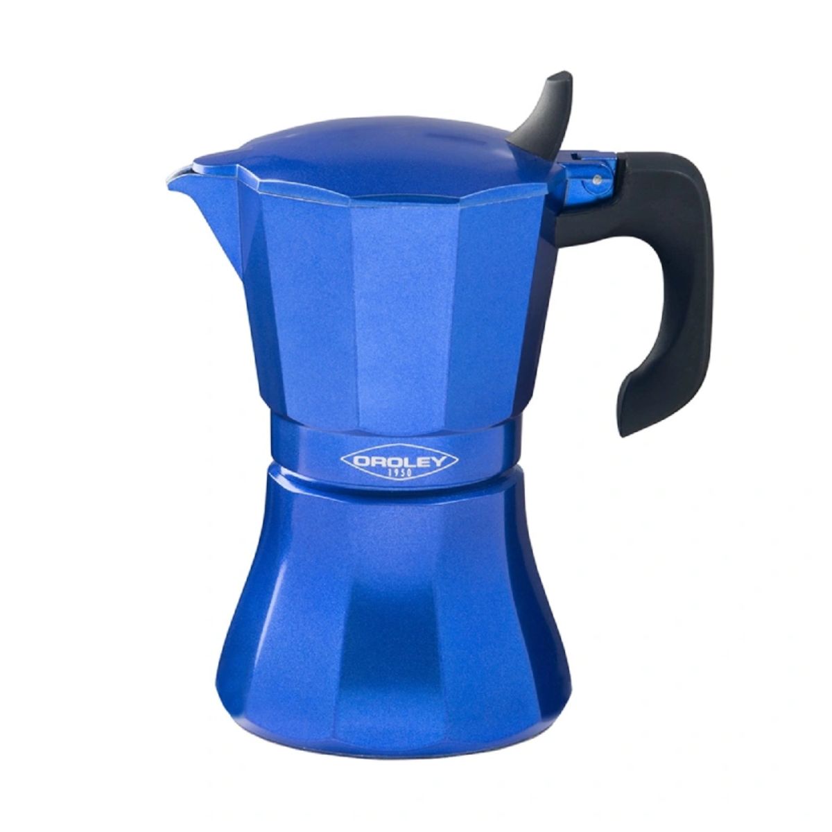 OROLEY - Cafetera Italiana Induccion Petra Azul 9 Tazas Oroley OROLEY
