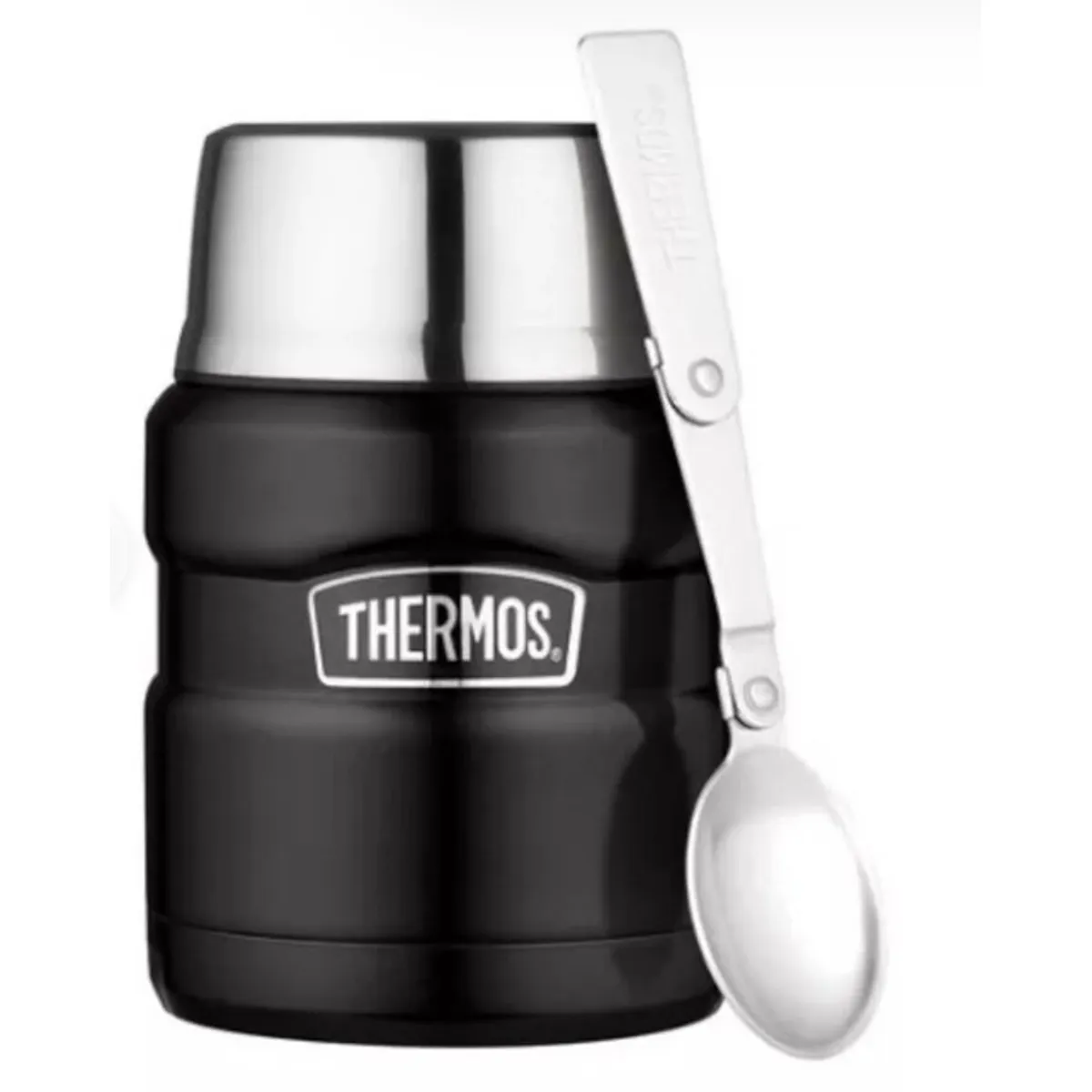 THERMOS - Termo Comida King Acero Inox 470 Ml - NEGRO