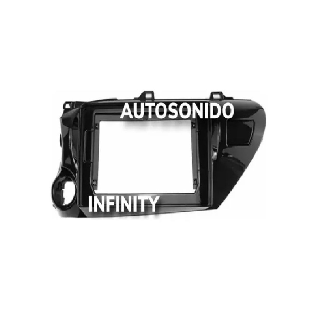 TOYOTA - Marco Bisel Adaptador De Radio Toyota Hilux 2017up 10.1