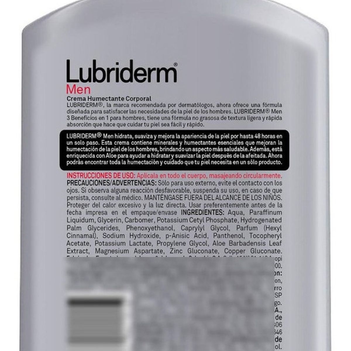 LUBRIDERM - Lubriderm Men 3 En 1 X 400 Ml