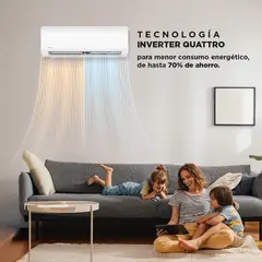 MIDEA - AIRE ACONDICIONADO INVERTER 9.000 BTU CON WIFI Y CON FILTRO HEPA