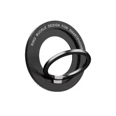 GENERICO - Soporte Anillo Para iPhone Compatible Magsafe Negro