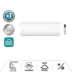 MIDEA - AIRE ACONDICIONADO INVERTER 18.000 BTU CON WIFI Y CON FILTRO HEPA