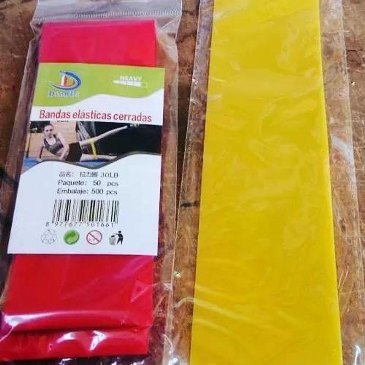 AK SPORT - Set De Banda Elástica 1 Fuerte 1 Media Y 1 Suave