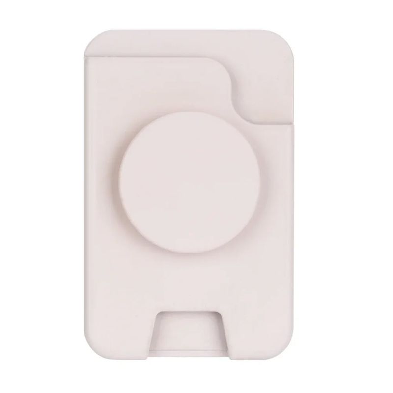 GENERICO - Billetera Con Soporte Para iPhone Compatible Magsafe Rosa