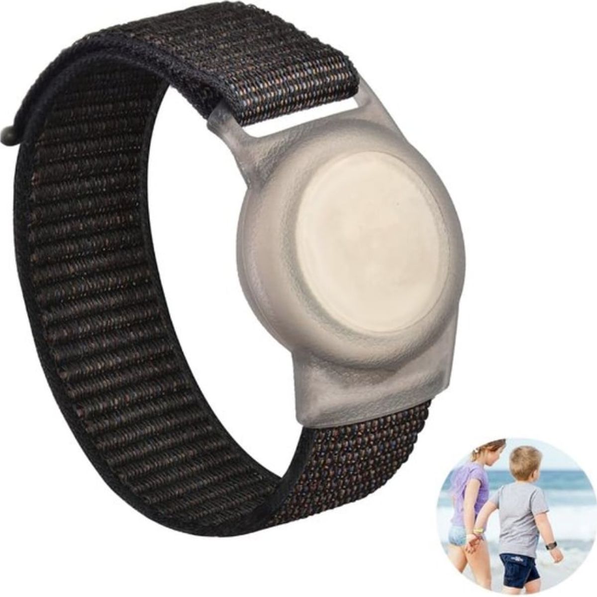 URBANCASE - Pulsera de Nylon Compatible con AirTag  Funda Protectora Antiperdidas