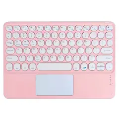 GENERICO - Teclado Inalámbrico Para iPad Tablet Universal Touchpad Rosa