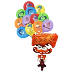 GENERICO - Set de Globos foil + látex intensamente 2  cumpleaños