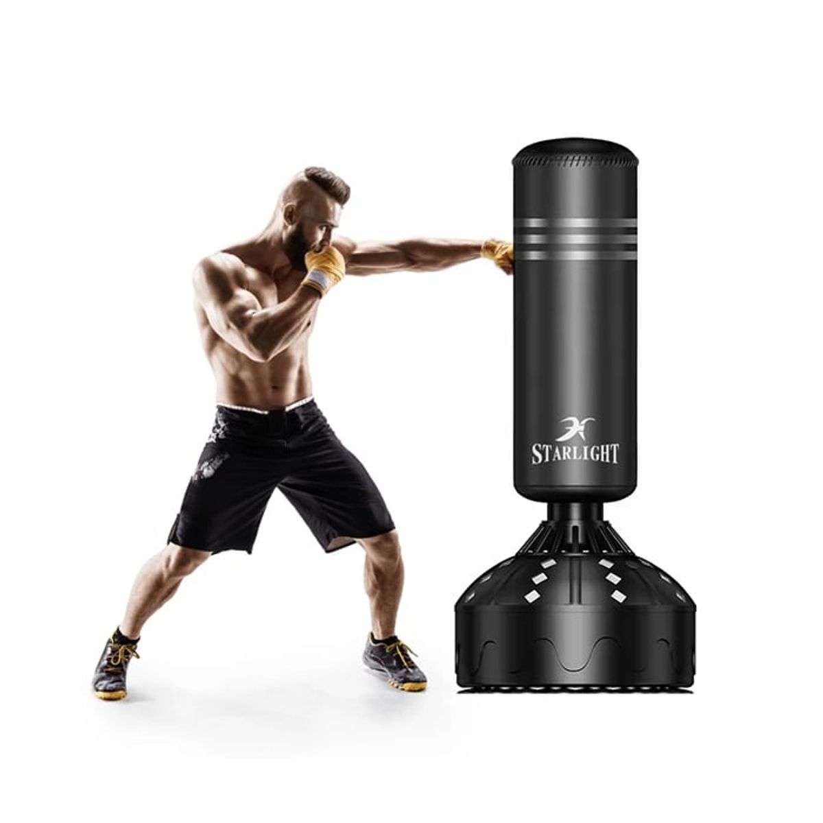 SDFIT - Punching Bag Stand saco boxeo con base 180 cm negro - TJ-101
