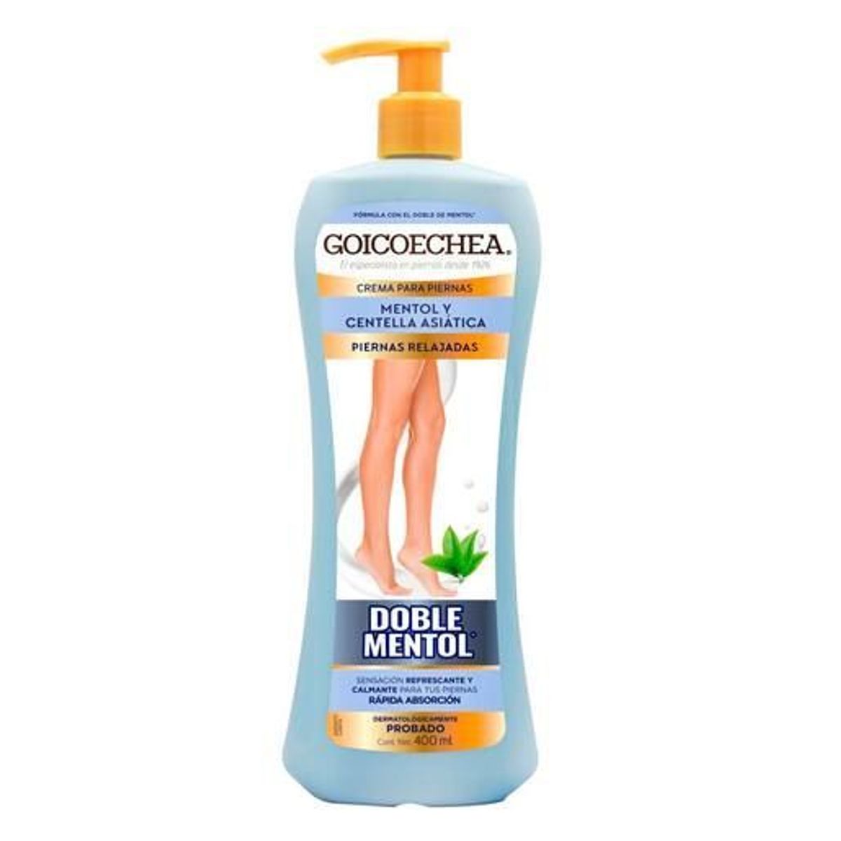 GENOMMA LAB - Goicoechea Crema Efecto Doble Mentol Detox 400 Ml