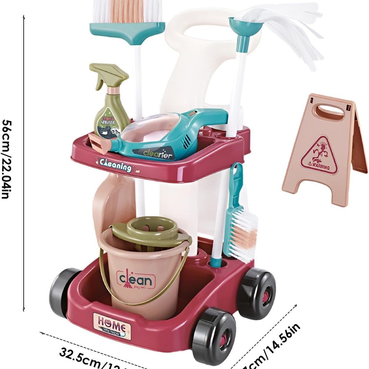 GENERICO - JUEGO DE LIMPIEZA CON ASPIRADORA