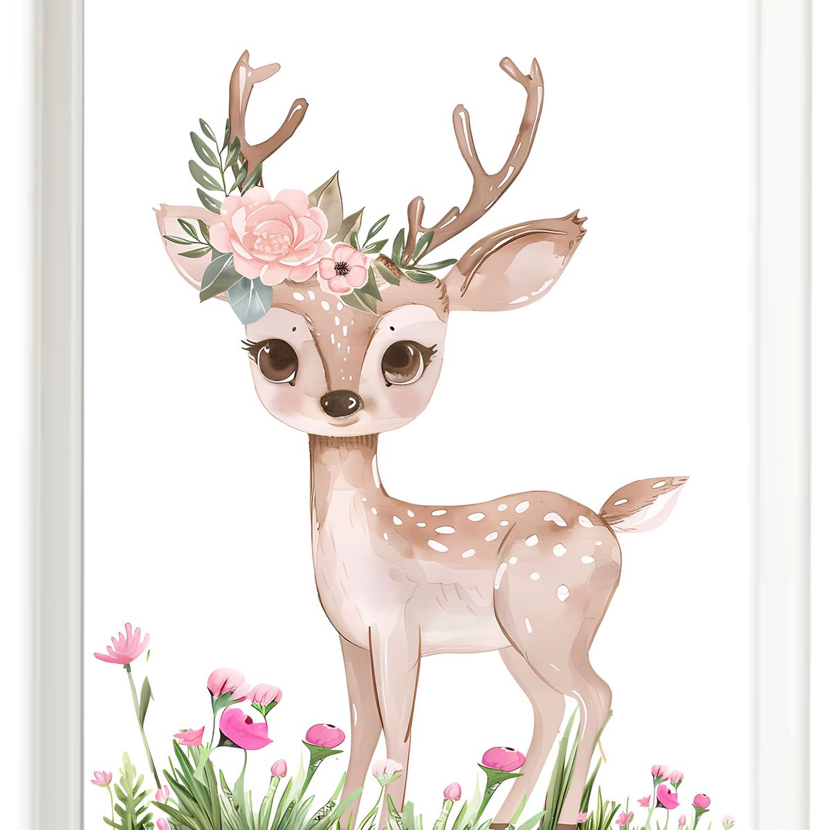 DECORACION CREATIVA - Set Cuadro Infantil Animales Bosque Niñas