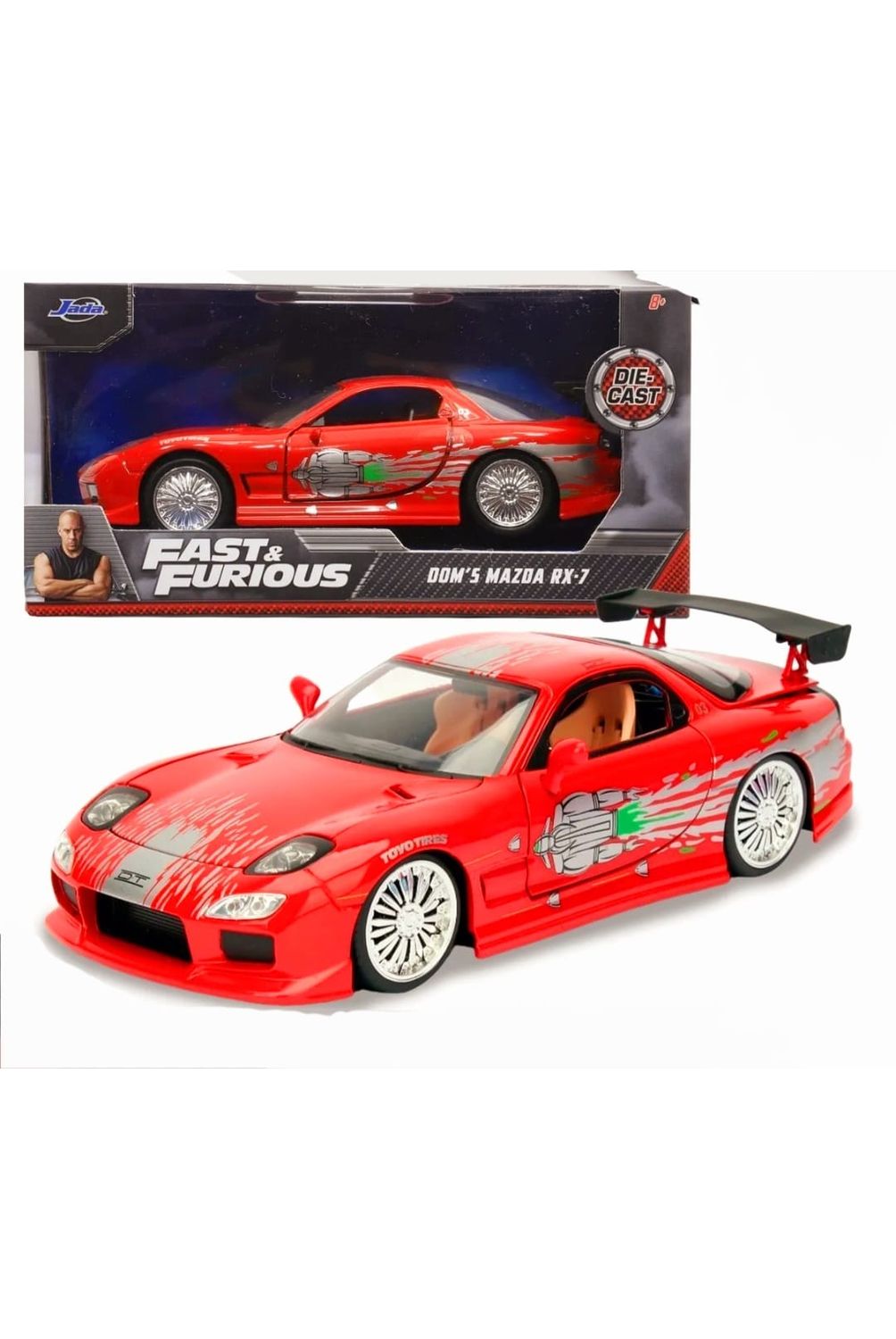 Mazda RX7 Toretto Rapido y Furioso 1 Jada 1:32 JADA TOYS | Linio Chile