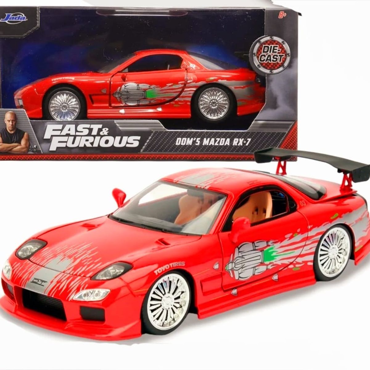 JADA TOYS - Mazda RX7 Toretto Rapido y Furioso 1 Jada 1:32