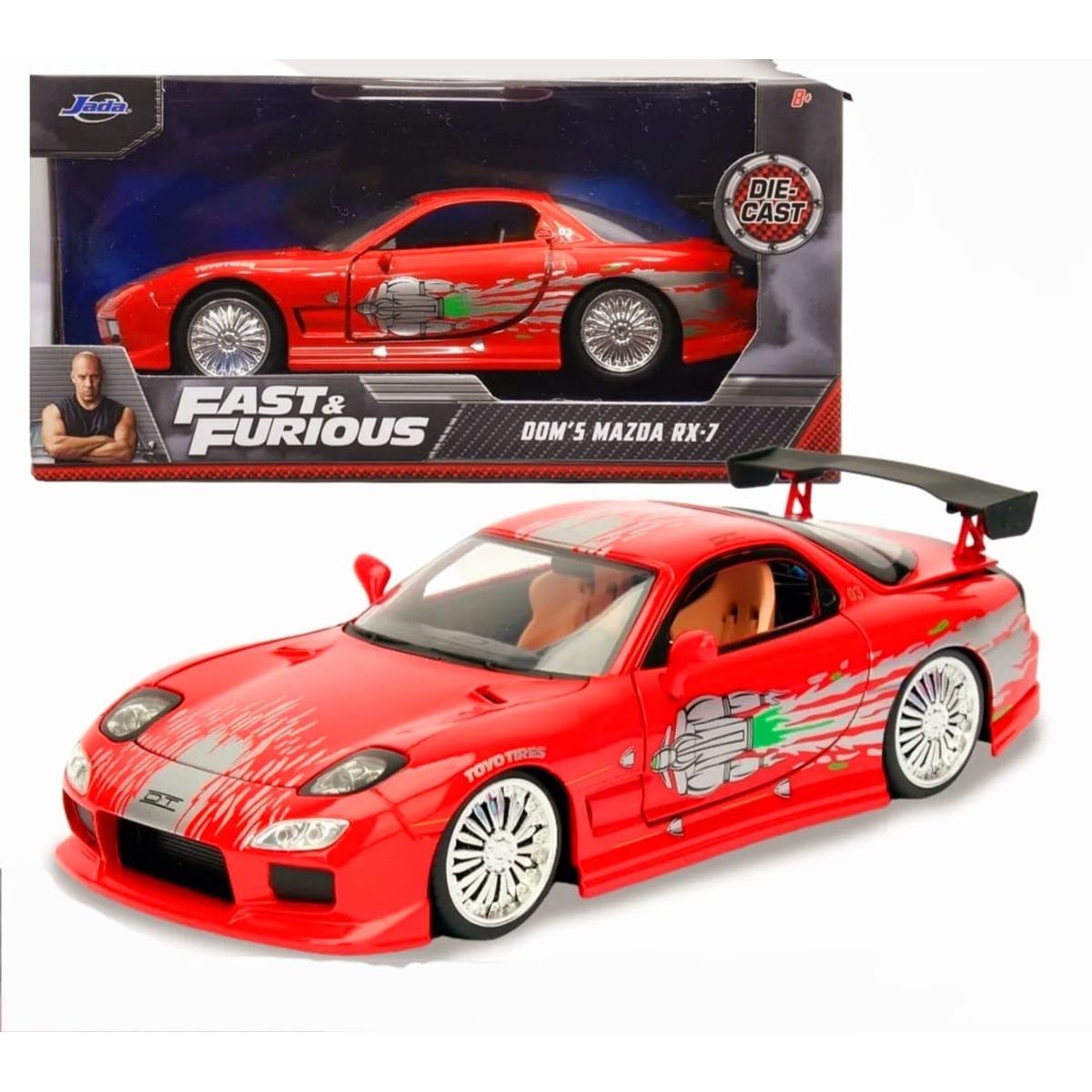 JADA TOYS - Mazda RX7 Toretto Rapido y Furioso 1 Jada 1:32