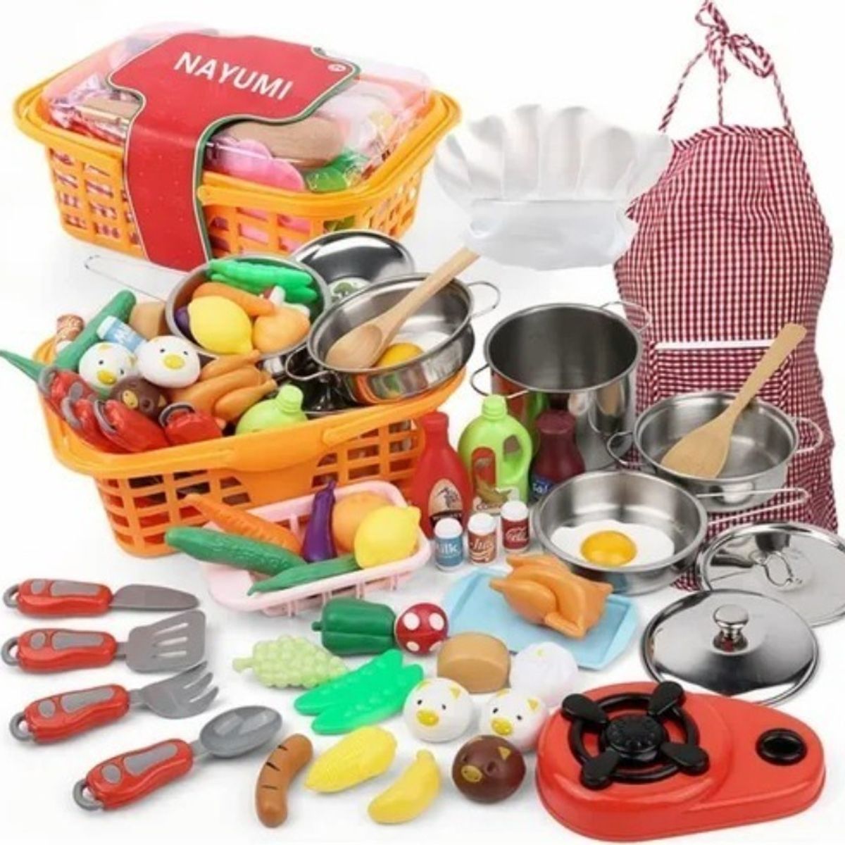 U BUY - Juguete Utensilios De Cocina Para Niños Ollas Y Sartenes