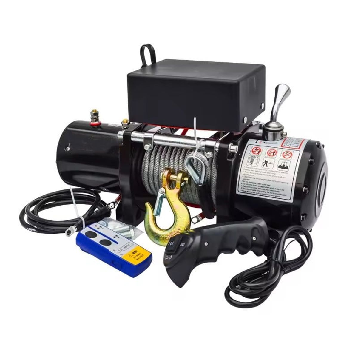 KUANGYE - Winche Eléctrico 3500 Lbs 12v Control Remoto