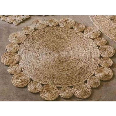 Imagen 2 del producto Alfombra de Yute Borde Circular 120cm