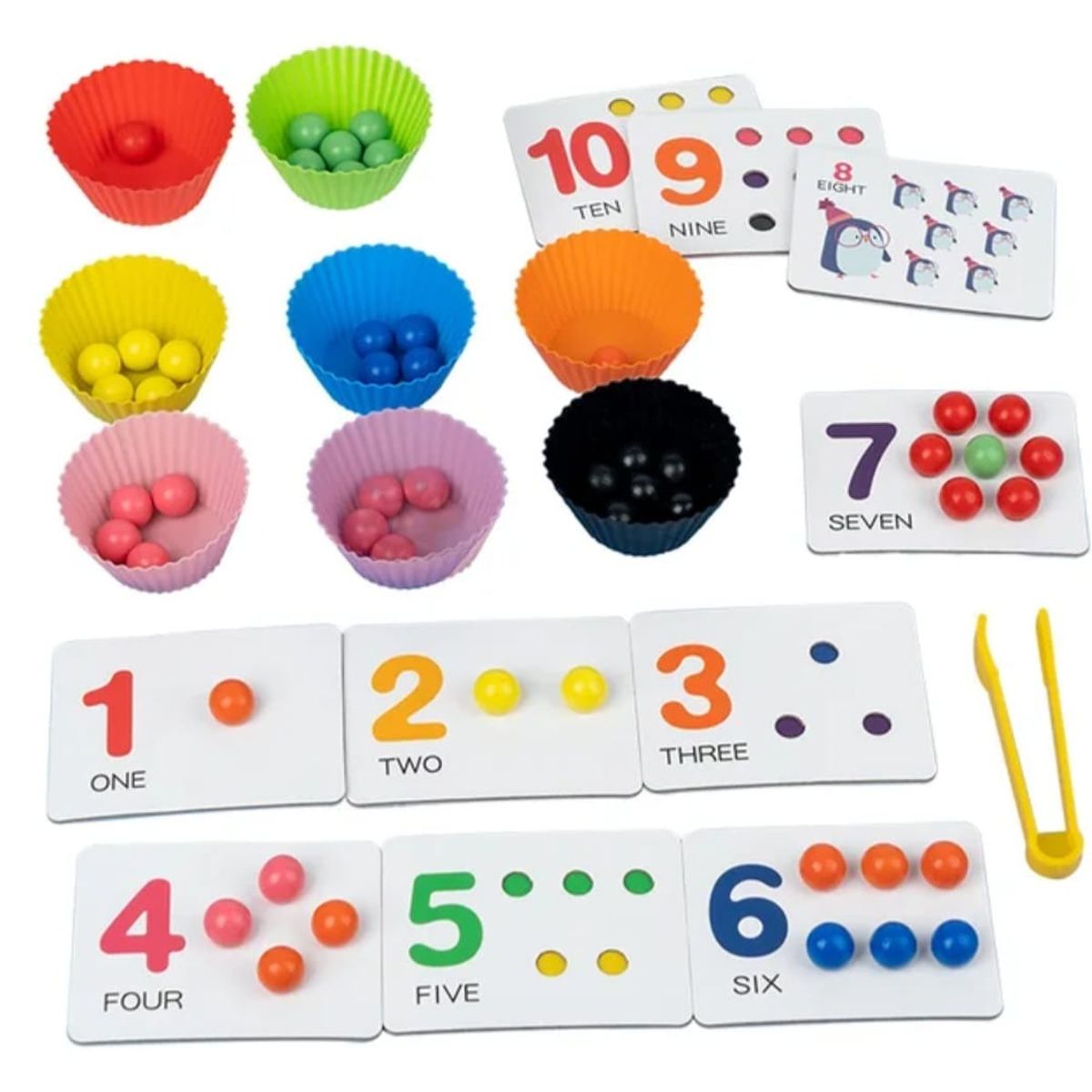 GENERICO - Juego Didáctico Educativo Aprende Colores Y Números Niños