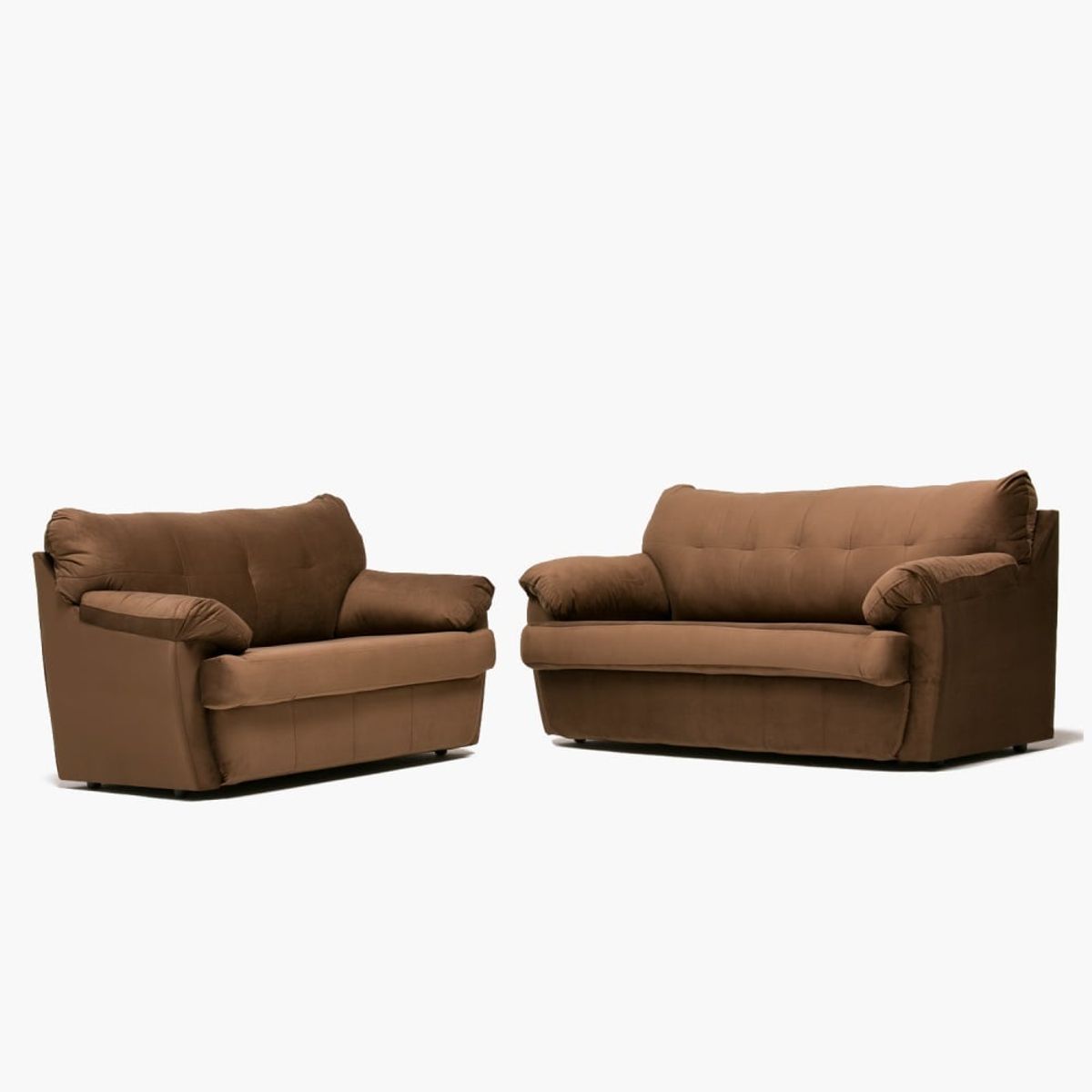 CABSUR - Juego Living Caburga 3-2C Chocolate