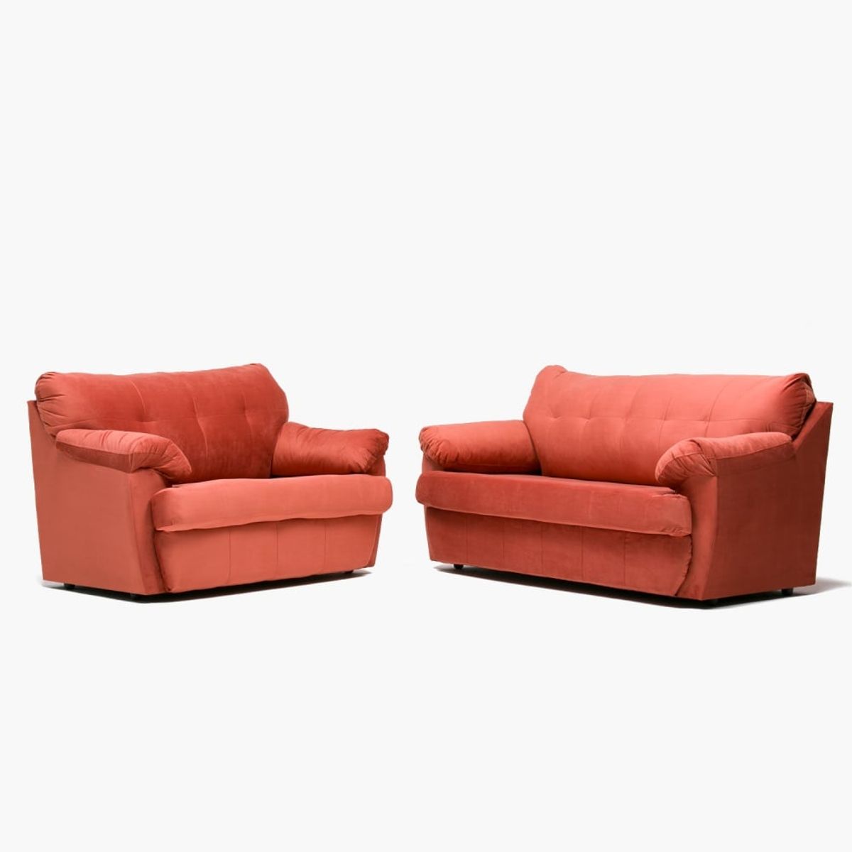 CABSUR - Juego Living Caburga 3-2C Terracota