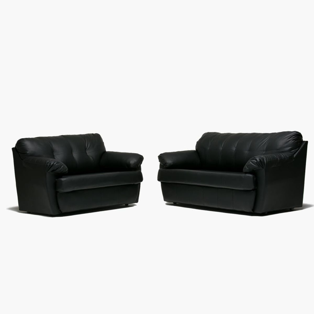 CABSUR - Juego Living Caburga 3-2C Negro