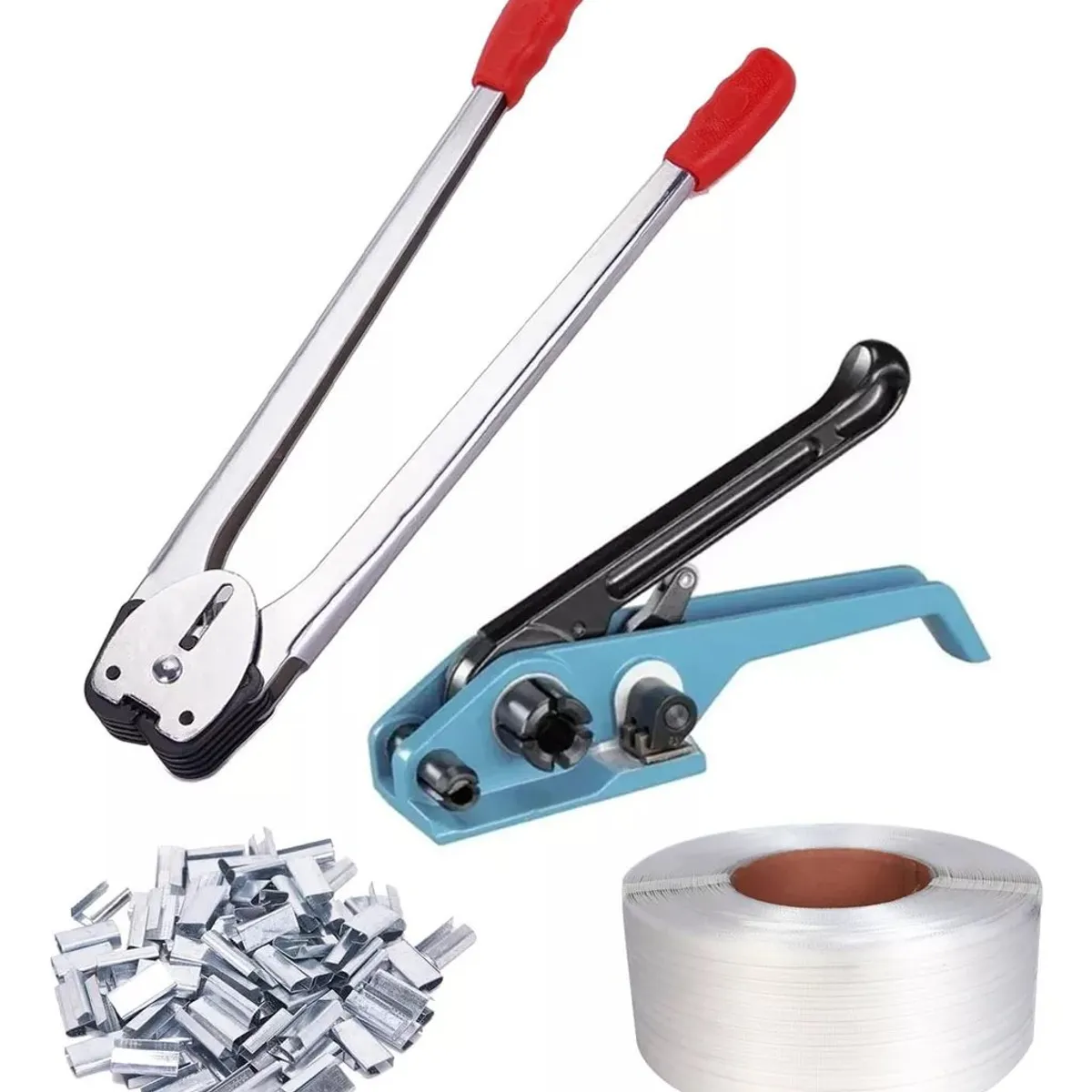 KUANGYE - Set Enzunchadora Manual sellador tensandor zuncho y sellos