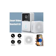 GENERICO - Timbre Inteligente Inalámbrico Citófono Wifi Portero Video White