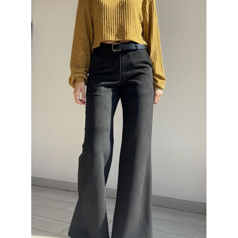 MARA MORE - PANTALON SASTRERO FLARE NEGRO MARA MORE