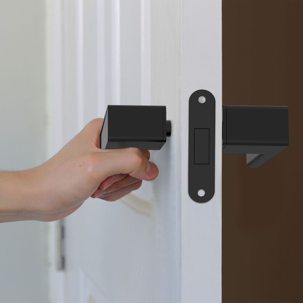 AIZO - Cerradura Chapa Aspiración Magnética Para Dormitorio 3llaves