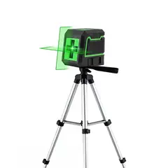 GENERICO - Nivel laser 2 lineas autonivelante + tripode articulado
