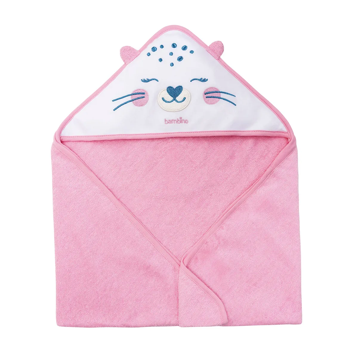 BAMBINO - Toalla Con Capucha Fucsia Chita Niña