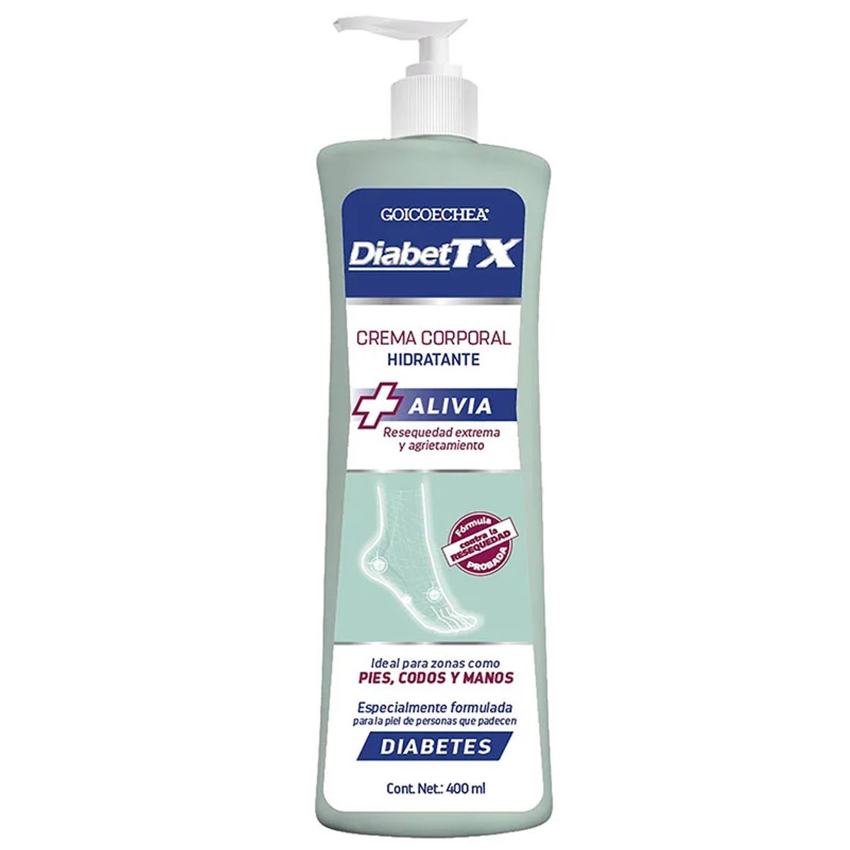 GENOMMA LAB - Goicoechea Diabet Tx Crema Frasco De 400 Ml