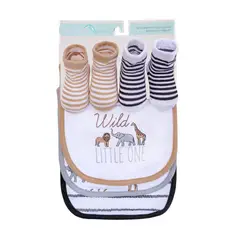 BAMBINO - Set Baberos + Calcetines Niño Wild