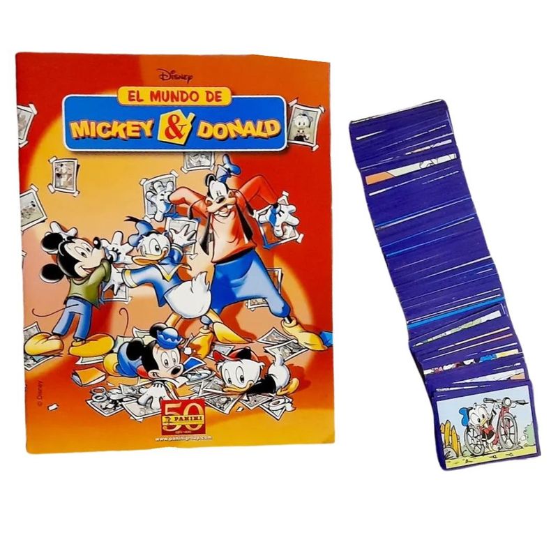 PANINI - ALBUM DE MICKEY & DONALS + 50 SOBRES