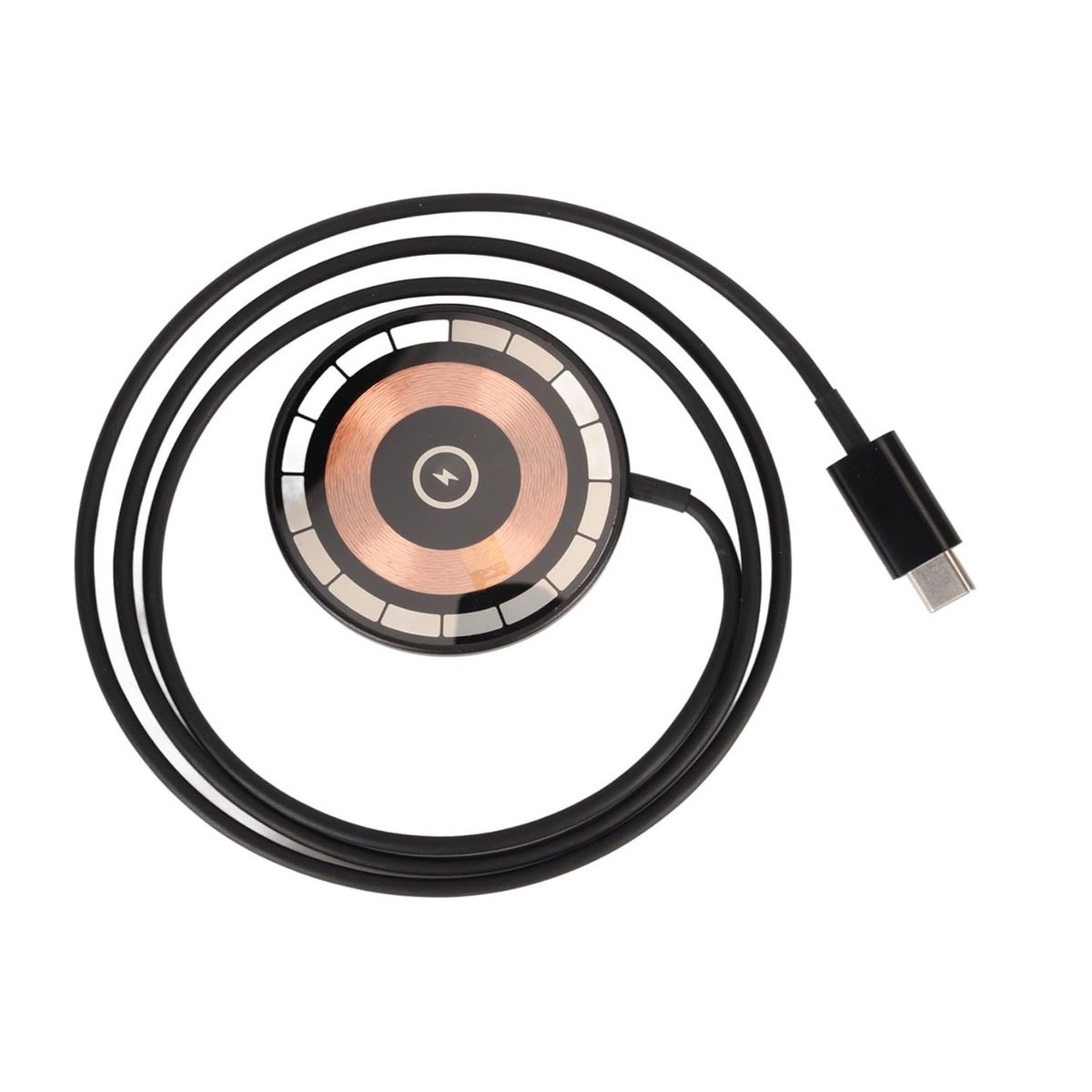 GENERICO - Cargador Almohadilla de Carga Magnética para Teléfono Tipo C de 15 W