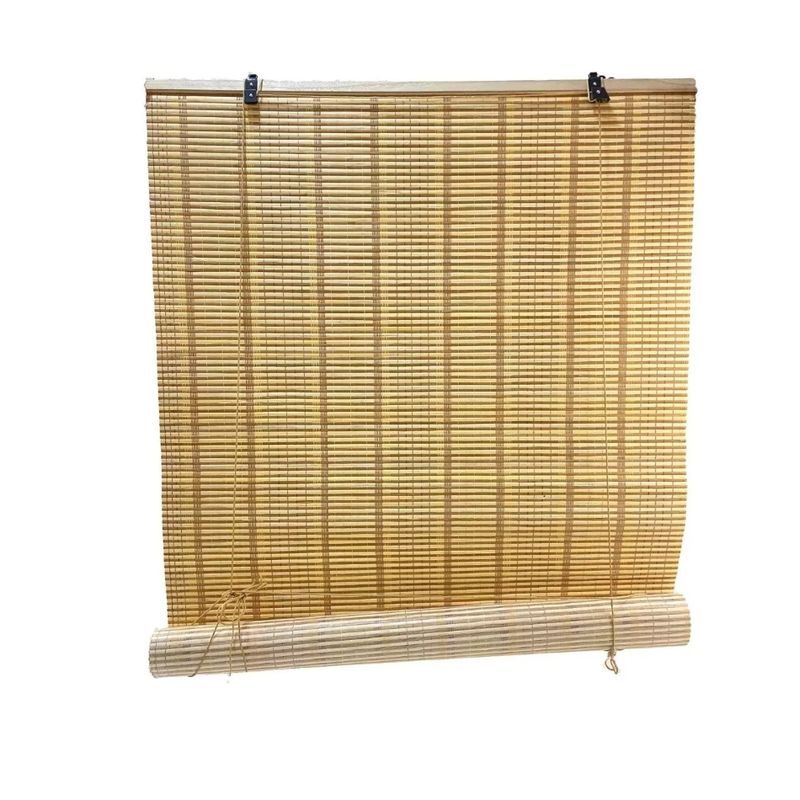 GENERICO - Cortina Persiana Roller Enrollable De Bambú 120x180 Cm