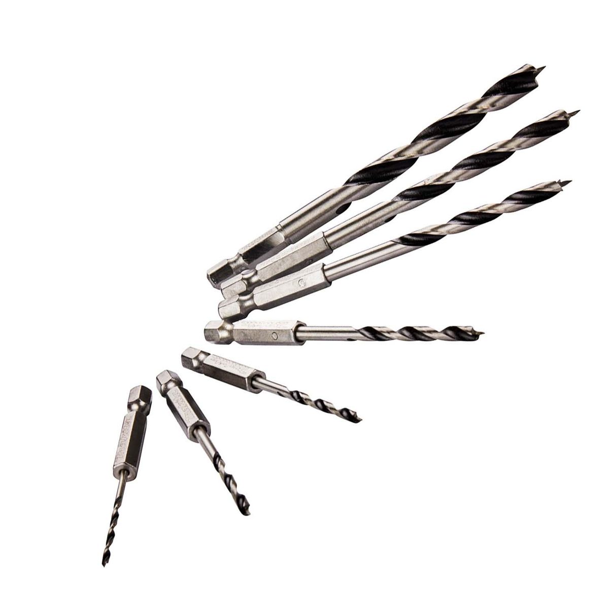 MAKITA - Set Brocas Para Madera 2, 3, 4, 6, 8mm 7 Pzas. - Makita