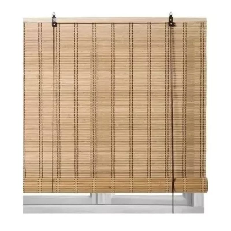 GENERICO - Cortina Persiana Roller Enrollable De Bambú 60x120 Cm