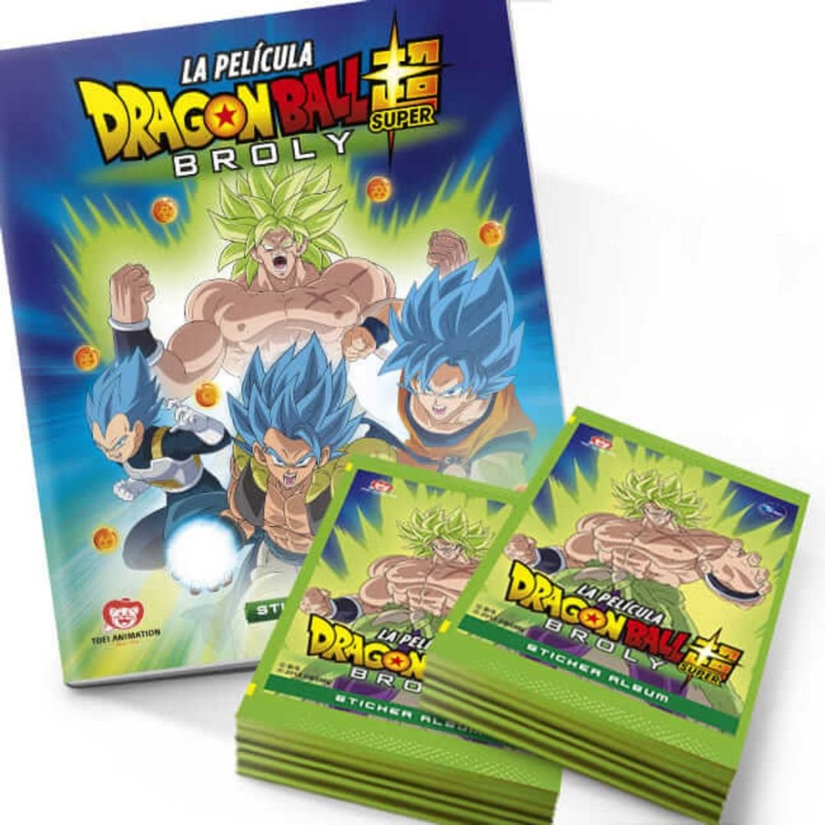 TOEI ANIMATION - ALBUM DRAGON BALL Z SUPER BROLY + 25 SOBRES
