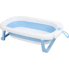 GENERICO - Bañera plegable portátil celeste