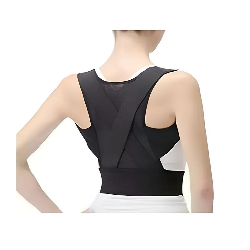 GENERICO - Faja Corrector Postura Espalda Corregidor Negro PA-K1E6