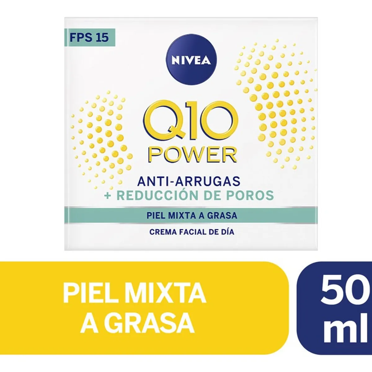 NIVEA - NIVEA FACE Q10 PLUS ANTIARRUGAS LIGHT FPS15 X 50 ML.-